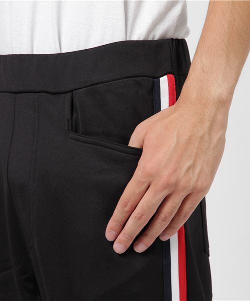 BEN DAVIS ORIGINALS（ベンデイビスオリジナルス）の「BEN DAVIS LINE JERSEY PANTS（その他パンツ・メンズ・ブラック×レッド/カーキブラウン/ブラック×ホワイト/グレー・MEDIUM/X-LARGE/LARGE）」の6枚目の写真