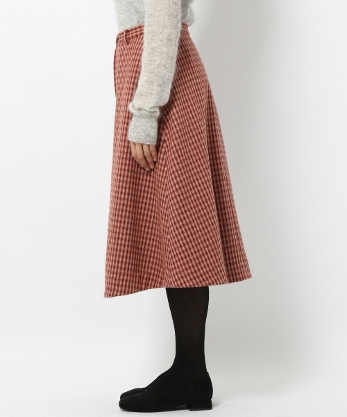 laboratory work(ラボラトリーワーク)の「ガンクラチェックスカート(スカート・レディース・ブラウン/パープル/オレンジ・MEDIUM)」の6枚目の写真