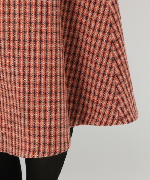 laboratory work(ラボラトリーワーク)の「ガンクラチェックスカート(スカート・レディース・ブラウン/パープル/オレンジ・MEDIUM)」の10枚目の写真