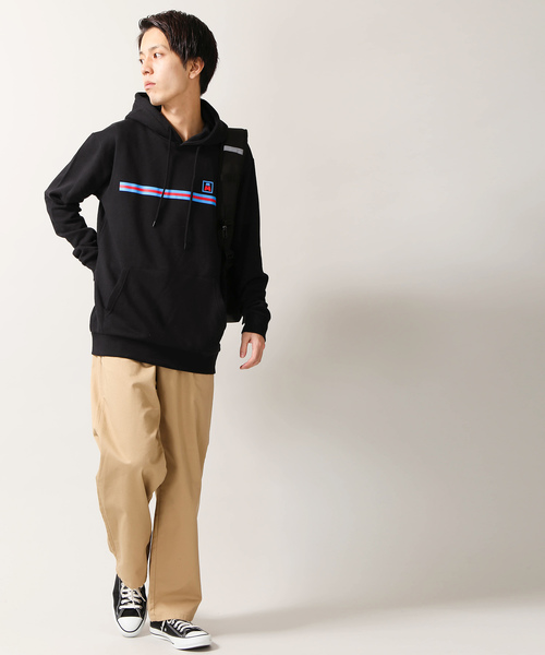 WEGO(ウィゴー)の「WEGO/マルチロゴプルパーカー(パーカー・メンズ・ホワイト/ブラック・LARGE/MEDIUM/SMALL)」の6枚目の写真