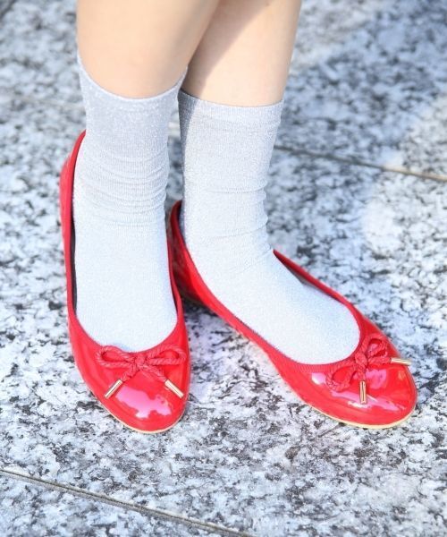 Heather（ヘザー）の「バレエシューズ　778178（バレエシューズ・レディース・ブラック/レッド/ブラック系その他/ヘザーグレー・LARGE/MEDIUM/SMALL）」の4枚目の写真