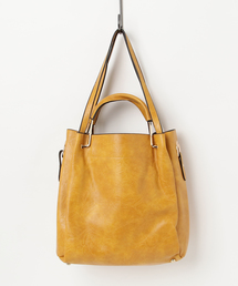 florist | 【2WAY】アンティーク調レザーショルダーバック＆ポーチセット(ハンドバッグ)