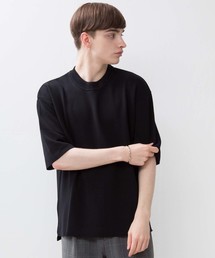 STUDIOUS | 【STDUIOUS】FINE BOYS6月号掲載商品 シルクブレンドミラノリブビッグシルエットニットTシャツ(ニット/セーター)