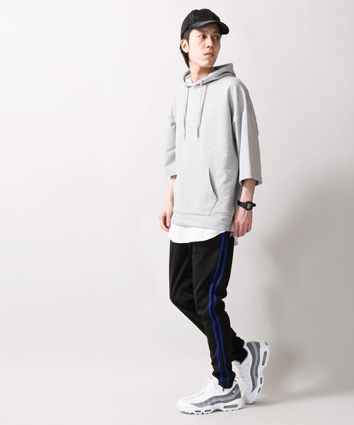 WEGO（ウィゴー）の「WEGO/ラインスキニートラックパンツ（その他パンツ・メンズ・ブラック/レッド/ネイビー/ブラック系その他・SMALL/LARGE/MEDIUM）」の12枚目の写真