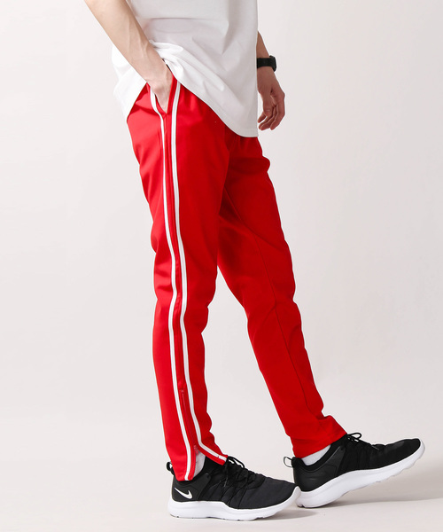 WEGO（ウィゴー）の「WEGO/ラインスキニートラックパンツ（その他パンツ・メンズ・ブラック/レッド/ネイビー/ブラック系その他・SMALL/LARGE/MEDIUM）」の20枚目の写真