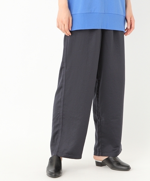 niko and...（ニコアンド）の「シルキーサテンイージーパンツ【niko and ...】（その他パンツ・レディース・パープル/オレンジ/ネイビー・4/3）」の2枚目の写真