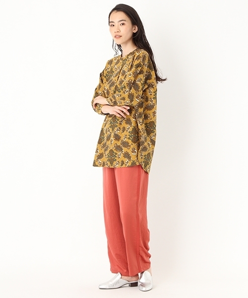 niko and...（ニコアンド）の「シルキーサテンイージーパンツ【niko and ...】（その他パンツ・レディース・パープル/オレンジ/ネイビー・4/3）」の7枚目の写真