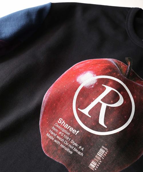 SHAREEF（シャリーフ）の「”APPLE R”  BIG SWEAT（スウェット・メンズ・キャメル/レッド/オレンジ/ダークグリーン・1/2/3）」の7枚目の写真