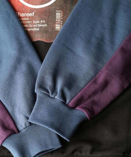 SHAREEF（シャリーフ）の「”APPLE R”  BIG SWEAT（スウェット・メンズ・キャメル/レッド/オレンジ/ダークグリーン・1/2/3）」の8枚目の写真