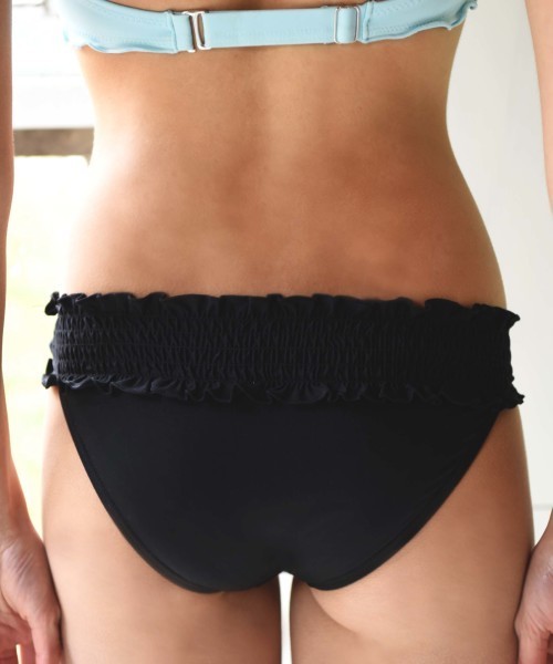 SUNBABIES（サンベイビーズ）の「ウエストシャーリング・ビキニパンツ/SUNBABIES（水着・レディース・ミント/ピンク/ラベンダー/ブラック・LARGE/MEDIUM/SMALL）」の8枚目の写真