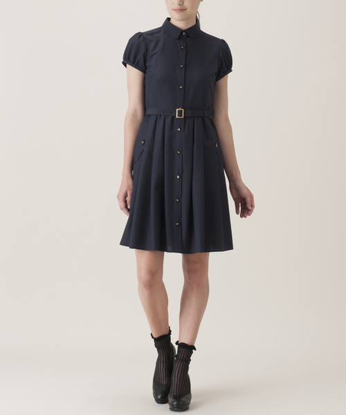 BLUE LABEL シルキーブロード パフスリーブドレス BLUE LABEL シルキーブロード パフスリーブドレス - メルカリ