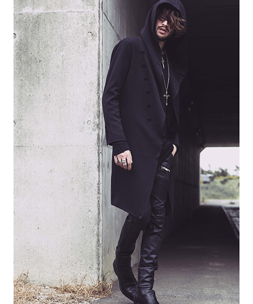 NO ID.(ノーアイディ)の「mp6313-コーティングストレッチデニムライダーススキニーPT パンツ(デニムパンツ・メンズ・ブルー/グレー/ブラック・1/2/3)」の4枚目の写真