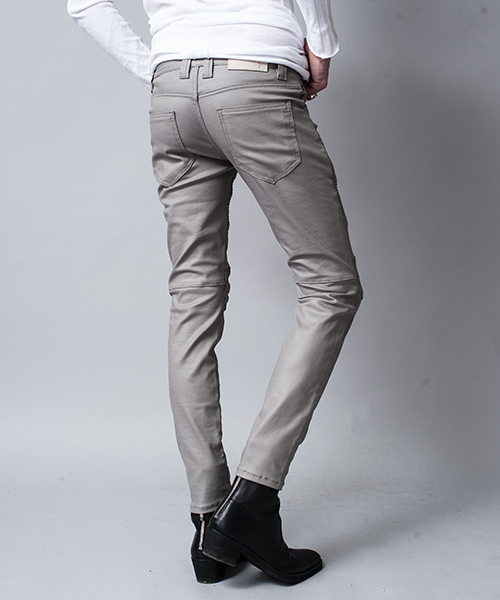 NO ID.(ノーアイディ)の「mp6313-コーティングストレッチデニムライダーススキニーPT パンツ(デニムパンツ・メンズ・ブルー/グレー/ブラック・1/2/3)」の14枚目の写真