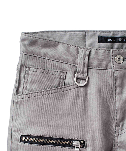 NO ID.(ノーアイディ)の「mp6313-コーティングストレッチデニムライダーススキニーPT パンツ(デニムパンツ・メンズ・ブルー/グレー/ブラック・1/2/3)」の17枚目の写真