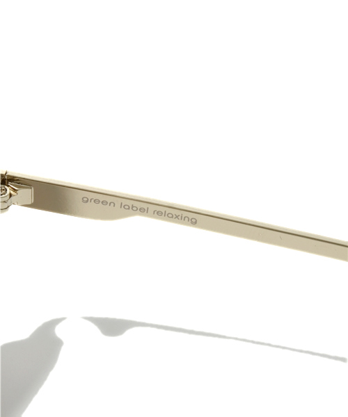 green label relaxing（グリーンレーベルリラクシング）の「BIG METAL ティアドロップ サングラス（サングラス・メンズ・ブラック/ダークブラウン・フリー）」の9枚目の写真