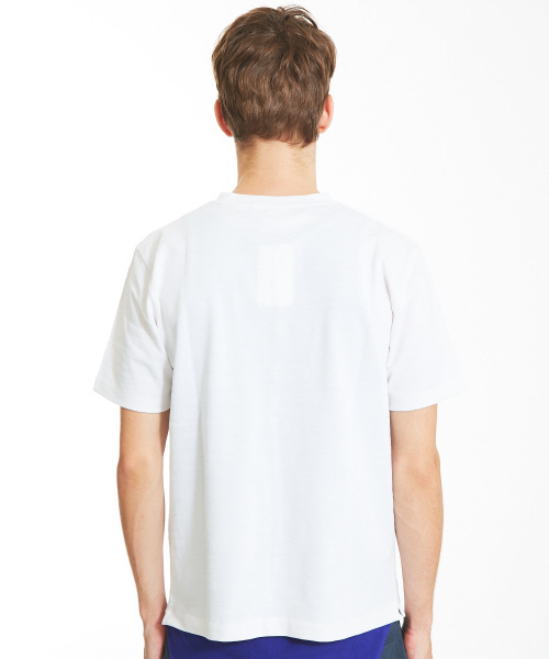 ABAHOUSE（アバハウス）の「ジャカードクルーネックTシャツ（Tシャツ/カットソー・メンズ・ホワイト/カーキ・44/46/48）」の12枚目の写真