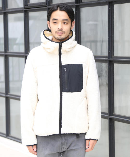 coen（コーエン）の「【『GO OUT』10月号掲載】3WAYボアマウンテンパーカー（マウンテンパーカー・メンズ・レッド/ブラック/ベージュ/ネイビー・SMALL/MEDIUM/X-LARGE/LARGE）」の21枚目の写真