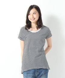 コットンロールネックT/半袖