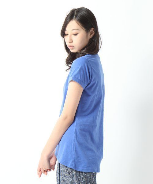GLOBAL WORK(グローバルワーク)の「コットンロールネックT/半袖(Tシャツ/カットソー・レディース・ネイビー/ブラック/ホワイト/ホワイト系その他・MEDIUM/SMALL/LARGE)」の5枚目の写真