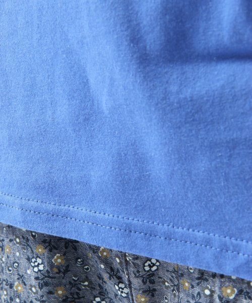 GLOBAL WORK(グローバルワーク)の「コットンロールネックT/半袖(Tシャツ/カットソー・レディース・ネイビー/ブラック/ホワイト/ホワイト系その他・MEDIUM/SMALL/LARGE)」の9枚目の写真