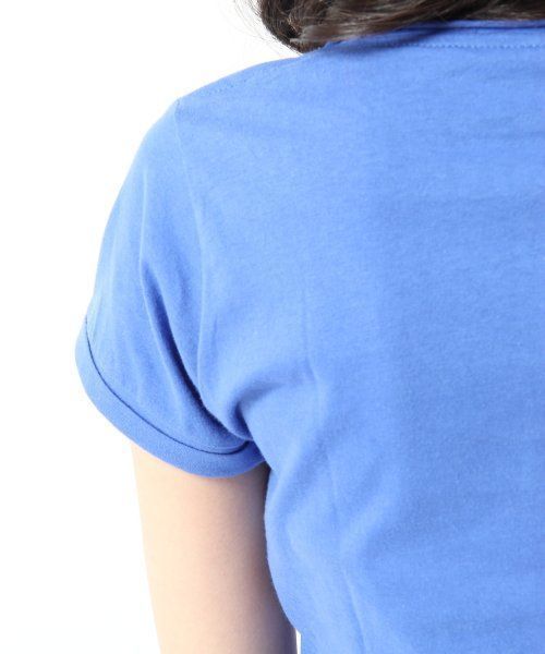 GLOBAL WORK(グローバルワーク)の「コットンロールネックT/半袖(Tシャツ/カットソー・レディース・ネイビー/ブラック/ホワイト/ホワイト系その他・MEDIUM/SMALL/LARGE)」の10枚目の写真