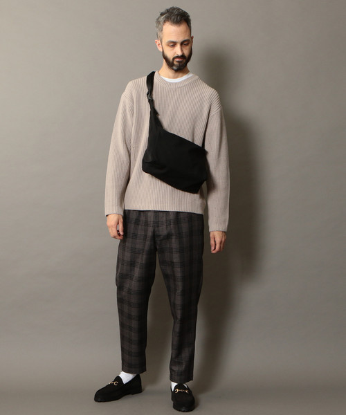 BEAUTY&YOUTH UNITED ARROWS(ビューティーアンドユースユナイテッドアローズ)の「BY コットンナイロン ショルダーバッグ ◆(ショルダーバッグ・メンズ・ブラック・FREE)」の3枚目の写真
