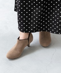 menue（メヌエ）の「シンプル バイカラー ローヒール ブーティ（ブーツ）」