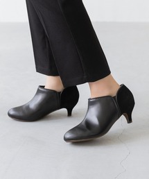 menue（メヌエ）の「シンプル バイカラー ローヒール ブーティ（ブーツ）」