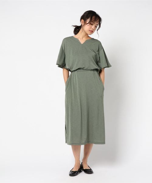 エスパンディフレアスリーブプルオーバー ワンピース Azul By Moussy アズールバイマウジー のファッション通販 Zozotown