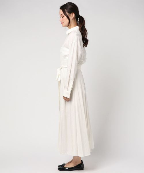 CASA FLINE（カーサフライン）の「エプロンロングシャツワンピース  