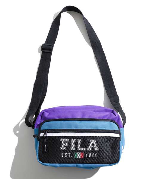 FILA(フィラ)の「∴WEGO/FILA別注メッシュポケットショルダーバッグ(ショルダーバッグ・レディース・ブラック/ベージュ/その他1・FREE)」の6枚目の写真