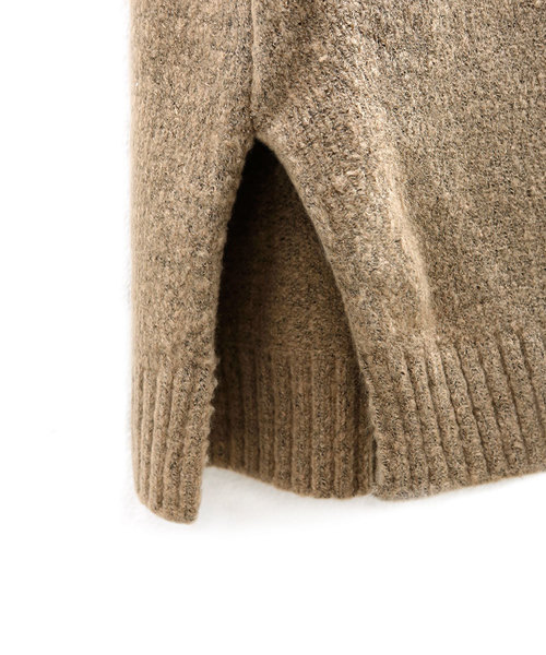 marjour（マージュール）の「FULL LENGTH KNIT CARDIGAN（カーディガン/ボレロ・レディース・ベージュ/モカ・MEDIUM）」の3枚目の写真