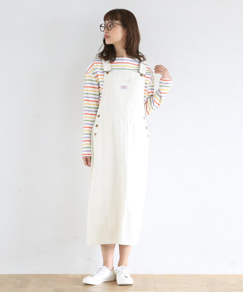 coen（コーエン）の「【新色追加・ネイビー⇒WEB限定】ボーダーボートネックカットソー（Tシャツ/カットソー・レディース・ベージュ/ネイビー/ロイヤルブルー/グレー/マルチ・MEDIUM/LARGE）」の19枚目の写真