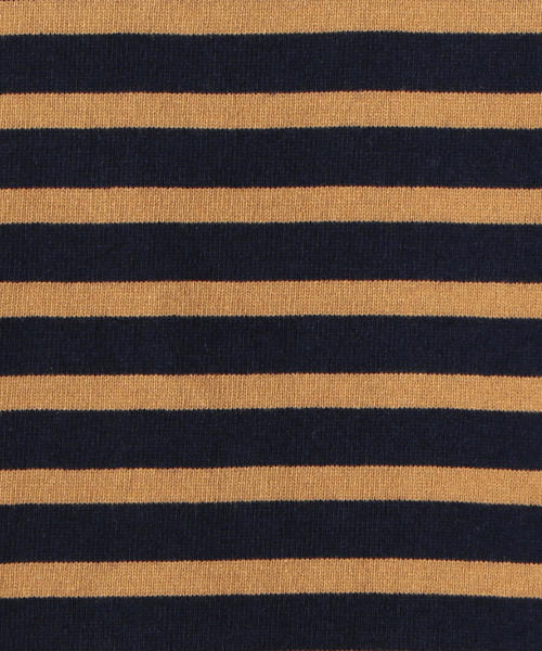 coen（コーエン）の「【新色追加・ネイビー⇒WEB限定】ボーダーボートネックカットソー（Tシャツ/カットソー・レディース・ベージュ/ネイビー/ロイヤルブルー/グレー/マルチ・MEDIUM/LARGE）」の8枚目の写真