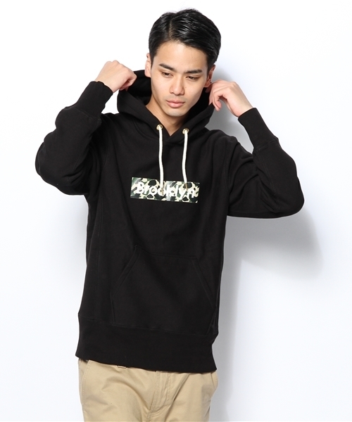 CIAOPANIC（チャオパニック）の「【Ciaopanic】リバースウィーブプルパーカー（パーカー・メンズ・ブラック/ネイビー/アイボリー/スミクロ/オフホワイト/グレー・LARGE/MEDIUM）」の5枚目の写真