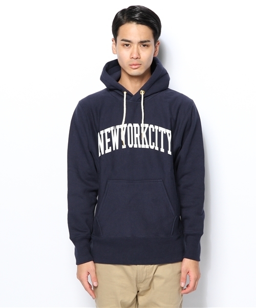 CIAOPANIC（チャオパニック）の「【Ciaopanic】リバースウィーブプルパーカー（パーカー・メンズ・ブラック/ネイビー/アイボリー/スミクロ/オフホワイト/グレー・LARGE/MEDIUM）」の7枚目の写真