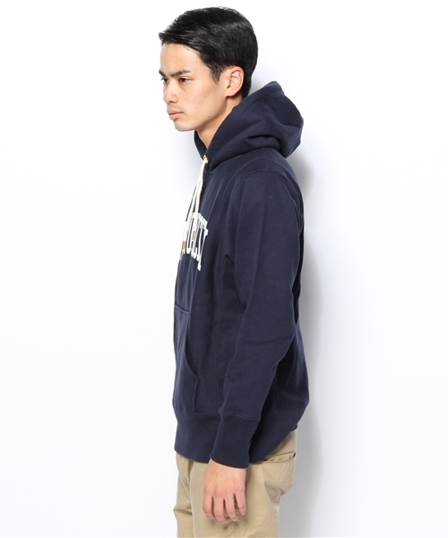 CIAOPANIC（チャオパニック）の「【Ciaopanic】リバースウィーブプルパーカー（パーカー・メンズ・ブラック/ネイビー/アイボリー/スミクロ/オフホワイト/グレー・LARGE/MEDIUM）」の14枚目の写真