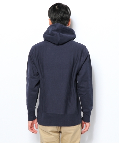 CIAOPANIC（チャオパニック）の「【Ciaopanic】リバースウィーブプルパーカー（パーカー・メンズ・ブラック/ネイビー/アイボリー/スミクロ/オフホワイト/グレー・LARGE/MEDIUM）」の8枚目の写真