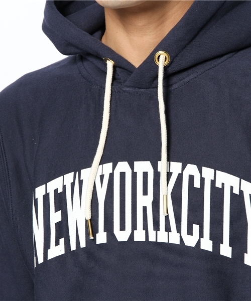 CIAOPANIC（チャオパニック）の「【Ciaopanic】リバースウィーブプルパーカー（パーカー・メンズ・ブラック/ネイビー/アイボリー/スミクロ/オフホワイト/グレー・LARGE/MEDIUM）」の9枚目の写真