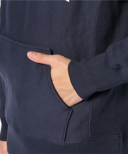 CIAOPANIC（チャオパニック）の「【Ciaopanic】リバースウィーブプルパーカー（パーカー・メンズ・ブラック/ネイビー/アイボリー/スミクロ/オフホワイト/グレー・LARGE/MEDIUM）」の15枚目の写真