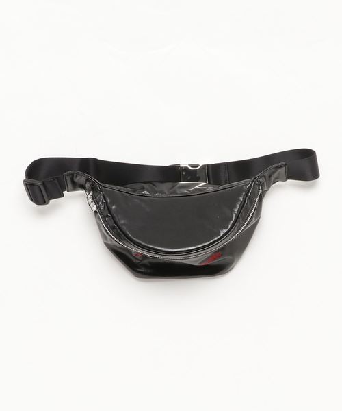 JOHN LAWRENCE SULLIVAN(ジョンローレンスサリバン)の「"JLS" EMBROIDERED WAIST BAG(ボディバッグ/ウエストポーチ・メンズ・ホワイト/ブラック/グリーン・ONE SIZE)」の1枚目の写真