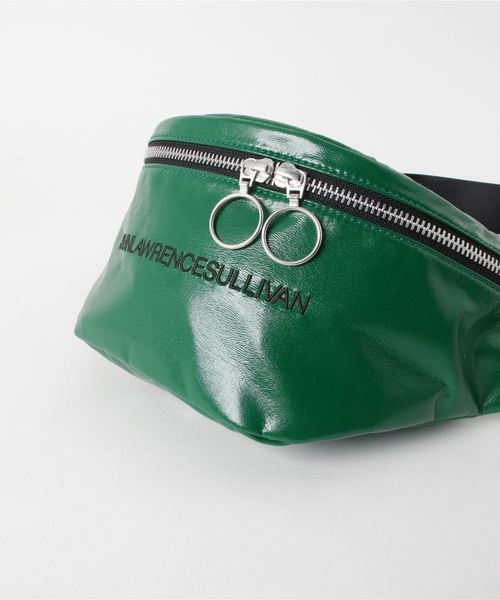 JOHN LAWRENCE SULLIVAN(ジョンローレンスサリバン)の「"JLS" EMBROIDERED WAIST BAG(ボディバッグ/ウエストポーチ・メンズ・ホワイト/ブラック/グリーン・ONE SIZE)」の4枚目の写真