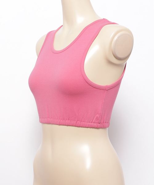 WEGO(ウィゴー)の「WEGO/ギャザータンクトップ(タンクトップ・レディース・オフホワイト/ブラック/ブルー/ライトイエロー/ピンク/ライム/オレンジ・FREE)」の8枚目の写真