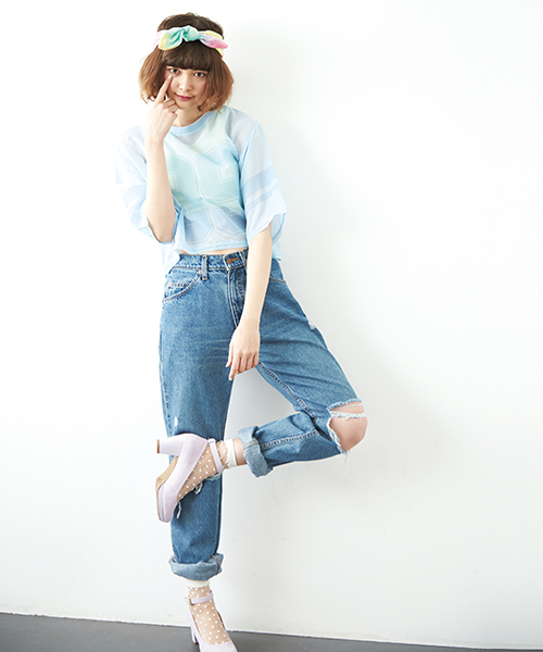 WEGO(ウィゴー)の「WEGO/ギャザータンクトップ(タンクトップ・レディース・オフホワイト/ブラック/ブルー/ライトイエロー/ピンク/ライム/オレンジ・FREE)」の14枚目の写真