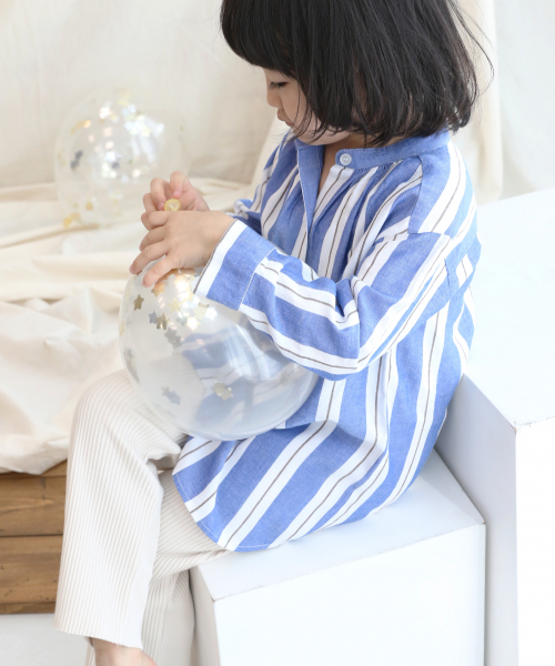 LOWRYS FARM（ローリーズファーム）の「カットリブパンツ　830609（その他パンツ・キッズ・オフホワイト/ブラック/ベージュ/ブルー・100cm/110cm/120cm）」の6枚目の写真