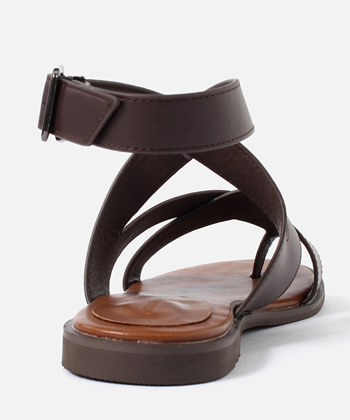 AZUL by moussy(アズールバイマウジー)の「CROSS FLAT SANDALS/クロスフラットサンダルズ(サンダル・レディース・ブラック/ブラウン・MEDIUM/LARGE/SMALL)」の11枚目の写真