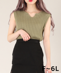 PUNYUS | ノースリリブニット(ニット/セーター)