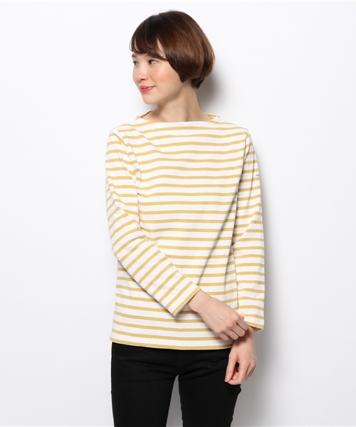 ORCIVAL（オーシバル）の「【ORCIVAL】カットソー（Tシャツ/カットソー・レディース・ライトグリーン/ミント/ブルーグリーン/ブラウン・MEDIUM/LARGE）」の2枚目の写真