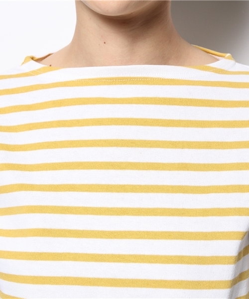 ORCIVAL（オーシバル）の「【ORCIVAL】カットソー（Tシャツ/カットソー・レディース・ライトグリーン/ミント/ブルーグリーン/ブラウン・MEDIUM/LARGE）」の9枚目の写真