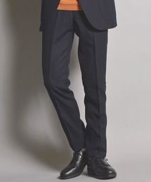 SC: ウォッシャブル ウール ストレッチ セットアップ ノープリーツ パンツ